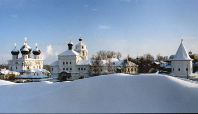 Зимой монастырь Медведев С