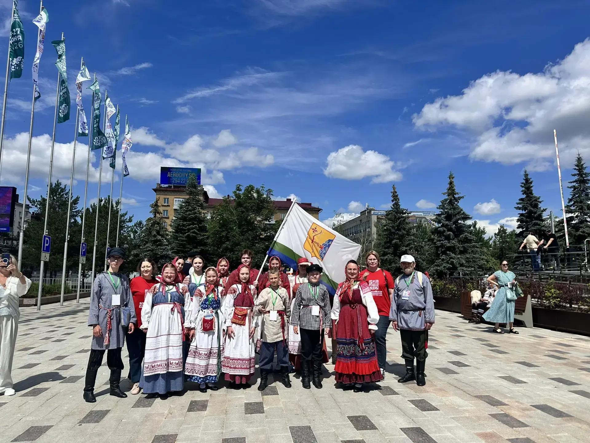 Фольклорный ансамбль «Красногорочка» представил Кировскую область на Всероссийской детской Фольклориаде