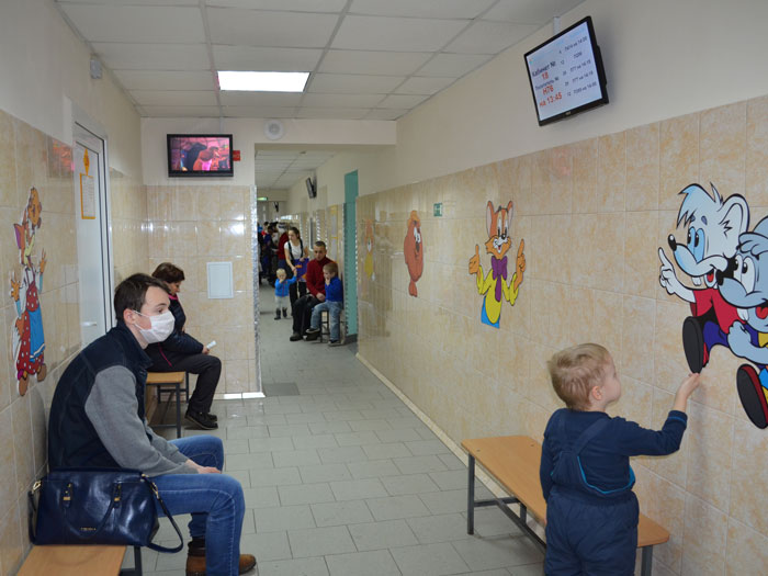 В кировской детской поликлинике №3 прошёл ремонт и появилась «электронная очередь»