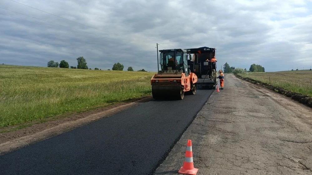 В Уржумском районе обновили участок дороги Уржум — Лопьял