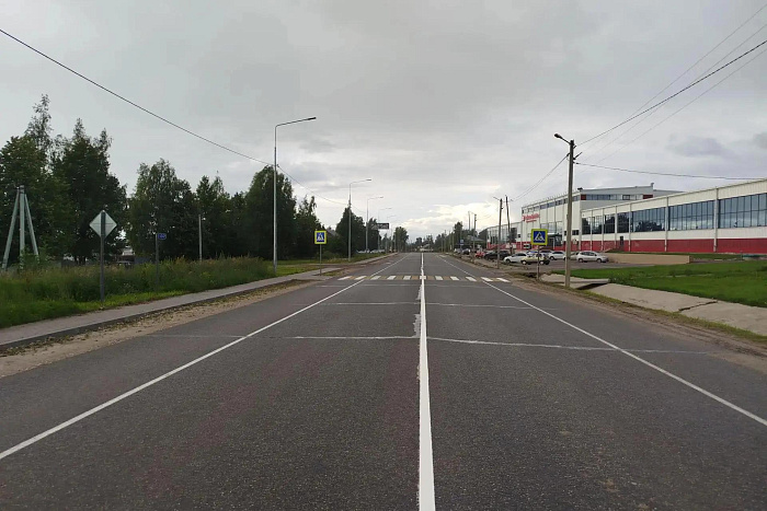 В Кировской области завершено обновление дорожной разметки