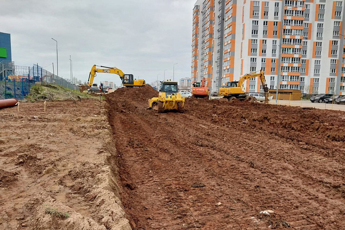 К 650-летию Кирова продолжается строительство улицы Чистопрудненской