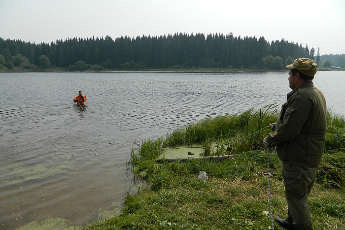Кировские спасатели тренировались в поиске людей на водоёмах