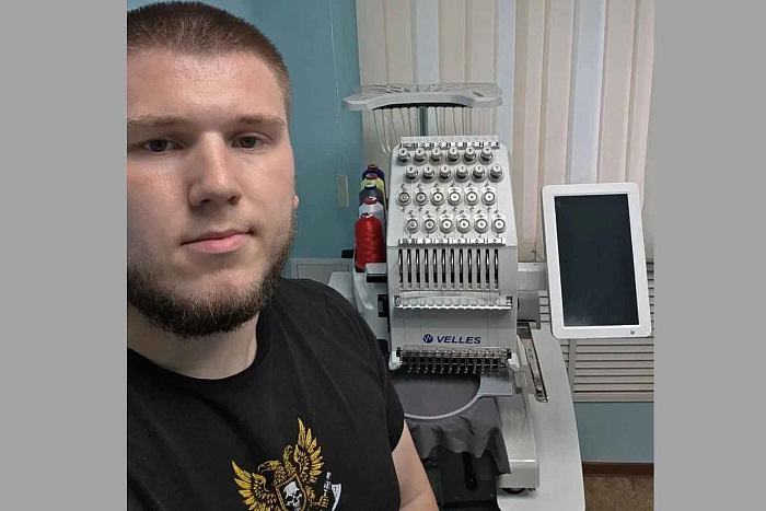 Ветеран СВО открыл свое дело по машинной вышивке