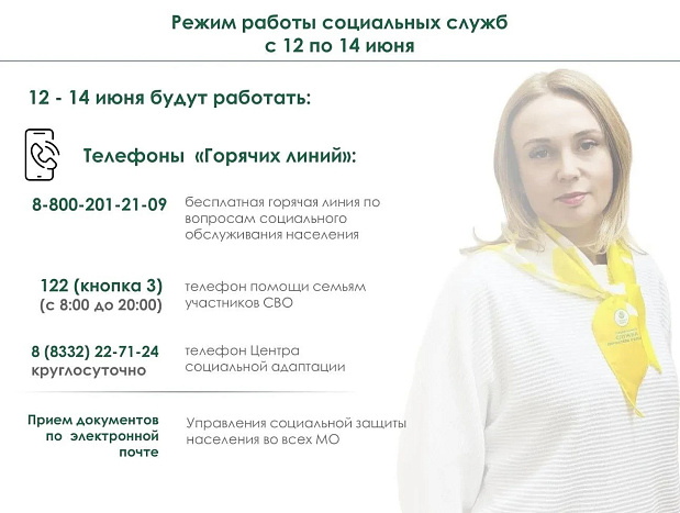 В предстоящие выходные жители региона будут получать всю необходимую социальную помощь