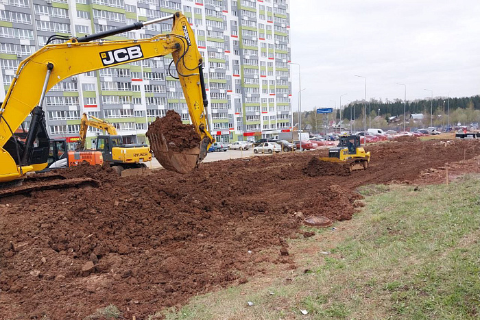 К 650-летию Кирова продолжается строительство улицы Чистопрудненской