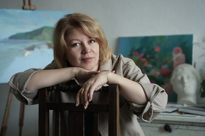 Портрет маршала Конева работы кировских художников представлен в Москве 